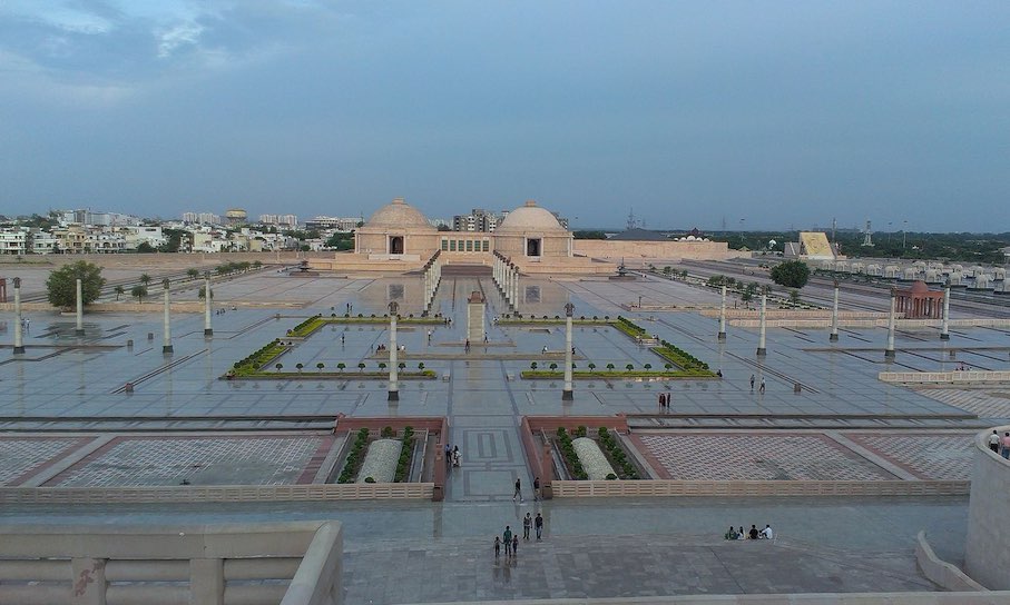 This memorial is dedicated to B.R Ambedkar